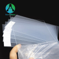 Feuille de plastique PVC transparente de 2mm